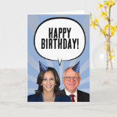 ハリスおもしろいワルツ誕生日カード カード (黄色い花)