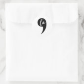 ハリスおもしろい大統領の選挙グラフィック ラウンドシール (バッグ)