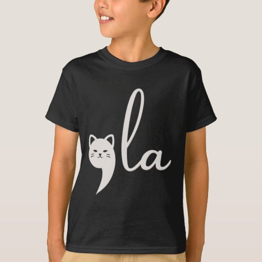 ハリスのためのComma-laキャットレディース Tシャツ (正面)