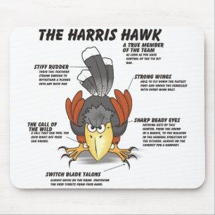ハリスのタカの漫画 マウスパッド