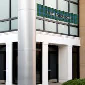 ハリスのタータンチェックのスコットランド人のフェスティバルの一族MacLeod 横断幕 (ビルの外側)