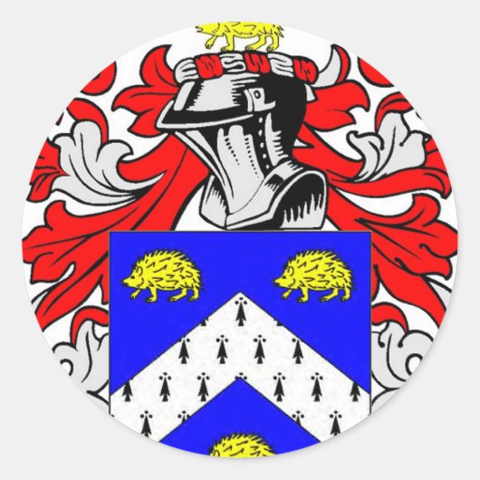 ハリスの紋章付き外衣 ラウンドシール (正面)