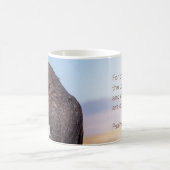 ハリスの鷹 詩篇 33:4 KJV コーヒーマグカップ (中央)