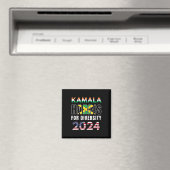 ハリスインドジャマイカ国旗の多様性2024 マグネット (インサイチュ (食洗機))