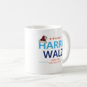 ハリスウォルズクリスマスホープのためのホリデーカマラ コーヒーマグカップ (正面右)
