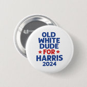 ハリスオールドホワイトダデズフォーハリスメンズポおもしろいリティ 缶バッジ (正面&裏面)
