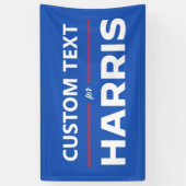 ハリスカスタムス2024の文字 横断幕 (縦)