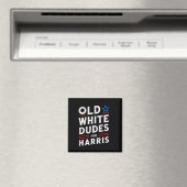 ハリスカマラ2024用ホワイトダデズ マグネット (インサイチュ (食洗機))