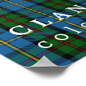 ハリスカラーズオブスコットランドタータンチェック ポスター (角)