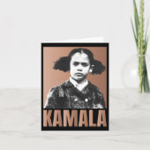 ハリスガールレトロヴィンテージブラックヒストリーブラックウーム カード (正面)