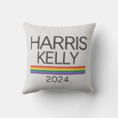 ハリスケリーレインボープライドLGBTQ国旗 クッション (裏面)