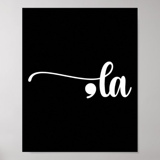 ハリスコンマLa句読点La ポスター (正面)