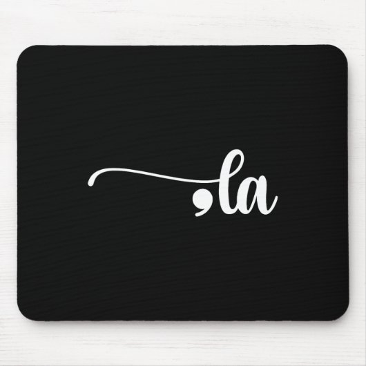 ハリスコンマLa句読点La マウスパッド (正面)