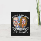 ハリスサーカス素晴らしピエロオンアースアンチバイデン氏 カード (正面)