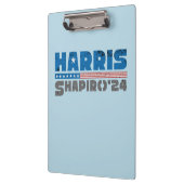 ハリスシャピロ2024愛国的ヴィンテージストライプ クリップボード (左)