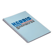 ハリスシャピロ2024愛国的ヴィンテージストライプ ノートブック (右側)