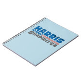 ハリスシャピロ2024愛国的ヴィンテージストライプ ノートブック (左側)