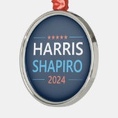 ハリスシャピロ2024 メタルオーナメント (左)