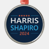 ハリスシャピロ2024 メタルオーナメント (正面)