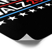 ハリスティムワルツ2024民主党チケット ポスター (角)