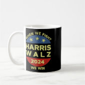 ハリスティムWAlzheimer 2024我々が勝つと戦う コーヒーマグカップ (左)