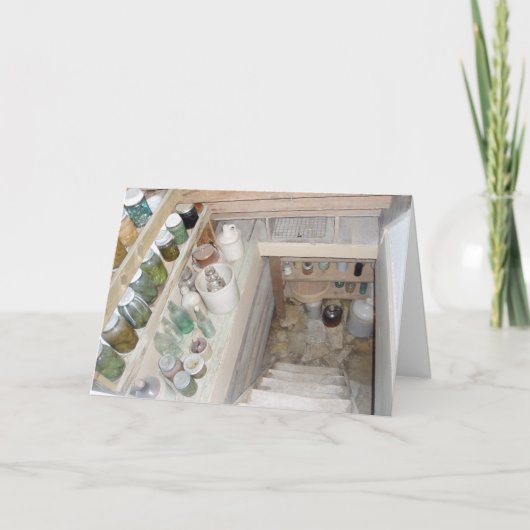 「ハリスハウス 地下室」快復祈願カード カード (正面)