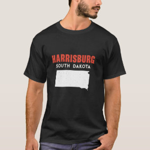 ハリスバーグサウスダコタUSA州アメリカ旅行S Tシャツ
