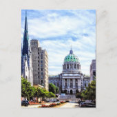 ハリスバーグPAキャピトルシースイン州通り ポストカード (正面)