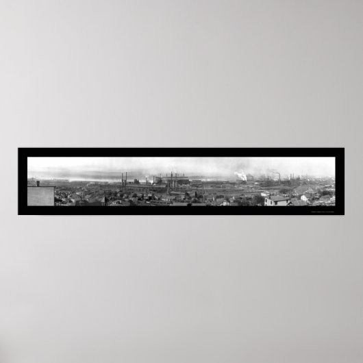 ハリスバーグPAスチール会社写真1909 ポスター (正面)