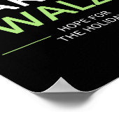 ハリスホイマークリスマスホープフォーザホリデーズデム ポスター (角)