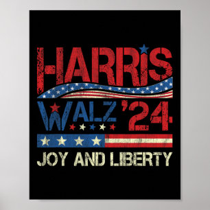 ハリスホイマージョイリバティ – Harris Waltz 2024 Ret ポスター