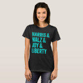 ハリスホイマージョイリバティ – Harris Waltz 2024 Ret Tシャツ (正面フル)