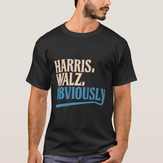 ハリスホイマー明らかに2024プレミアム選挙 Tシャツ (正面)