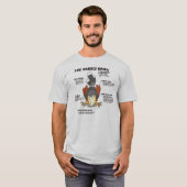ハリスホークのキャラクター Tシャツ (正面フル)
