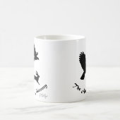 ハリスホークの鷹狩り芸術 コーヒーマグカップ (中央)