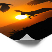 ハリスホークス狩り ポスター (角)