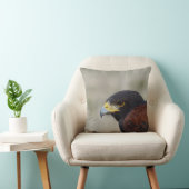 ハリスホークポートレート装飾用クッション クッション (椅子)