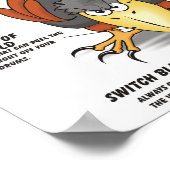 ハリスホーク漫画 ポスター (角)