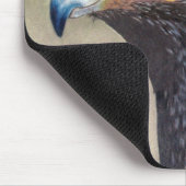 ハリスホーク色の鉛筆 マウスパッド (コーナー)