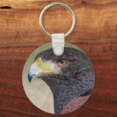 ハリスホーク – cp キーホルダー (正面)