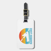 ハリスレイクノースカロライナカヤック ラゲッジタグ (正面縦)