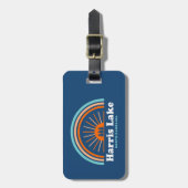 ハリスレイクノースカロライナレインボー ラゲッジタグ (正面縦)