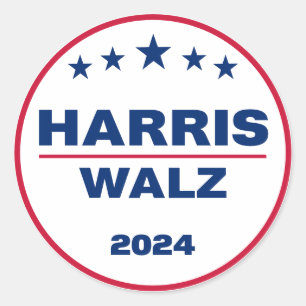 ハリスワズ2024カマラハリスティムウォルズ選挙 ラウンドシール