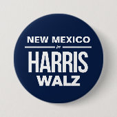 ハリスワルツのニューメキシコ 缶バッジ (正面)