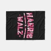 ハリスワルツカモフラージュ軍隊フォーハリスベテラ フリースブランケット (正面(横))