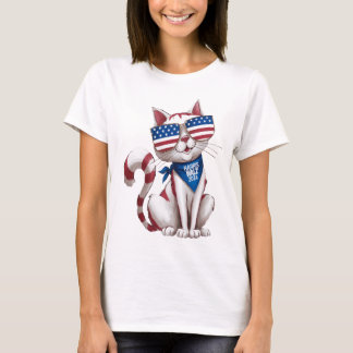 ハリスワルツチレスキャットレディース Tシャツ