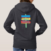 ハリスワルツフリーダムビーチサイン パーカ (裏面)