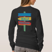 ハリスワルツフリーダムビーチサイン Tシャツ (裏面)