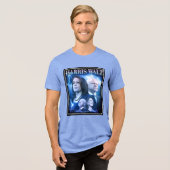 ハリスワルツレトロ90sスタイル トライブレンドTシャツ (正面全面)