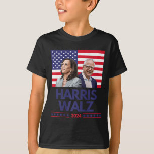 ハリスワルツ選挙運動カマラハリスティムワルツアメリ Tシャツ